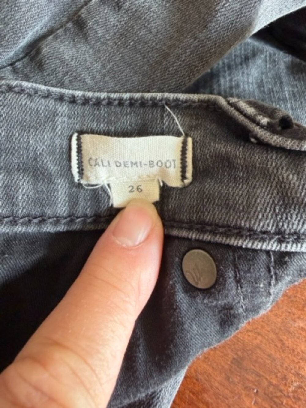 Madewell jeans - Cali Demi-Boot - size 26 - Picture 7 of 8